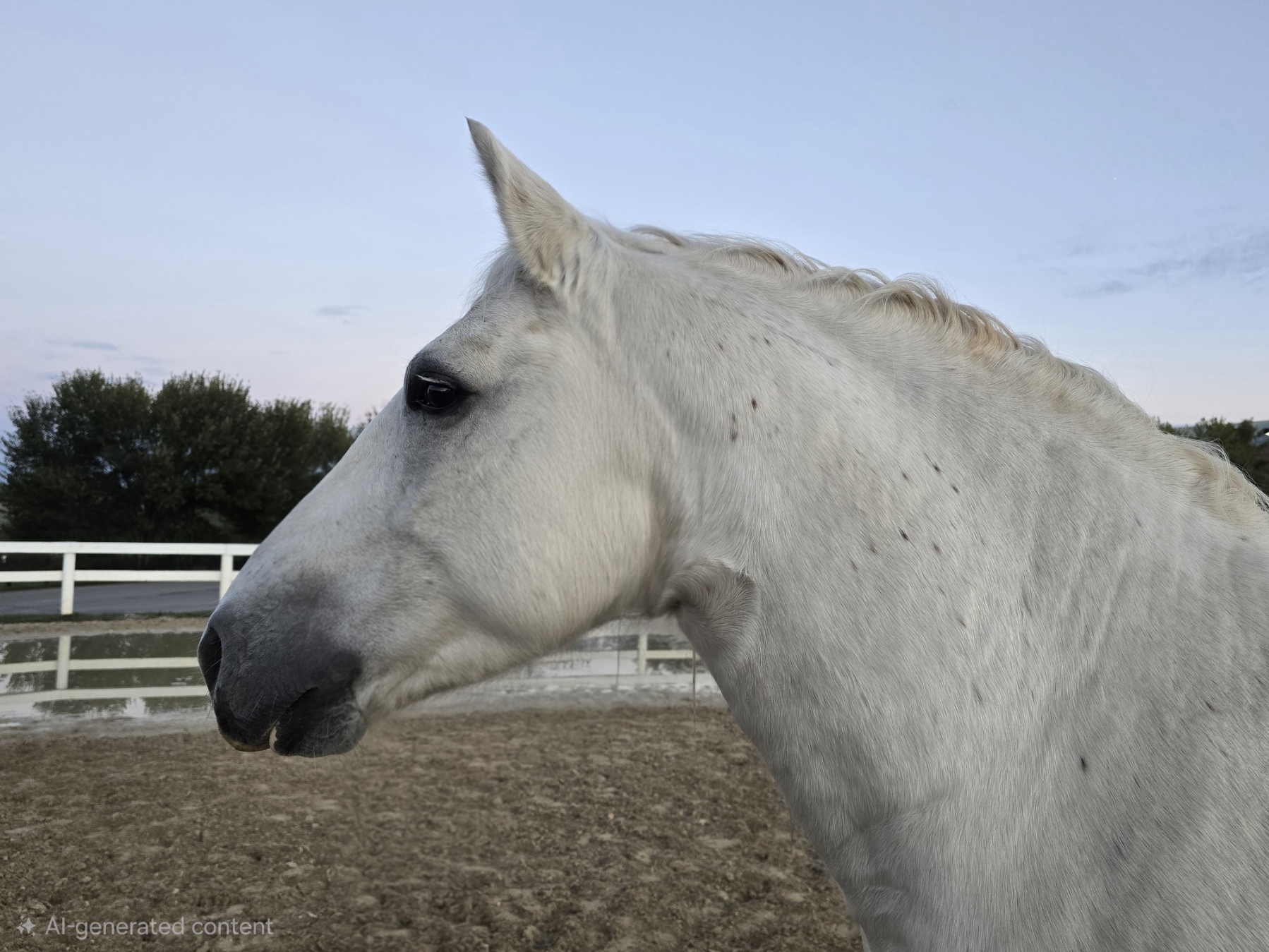 Liberty horse in action
