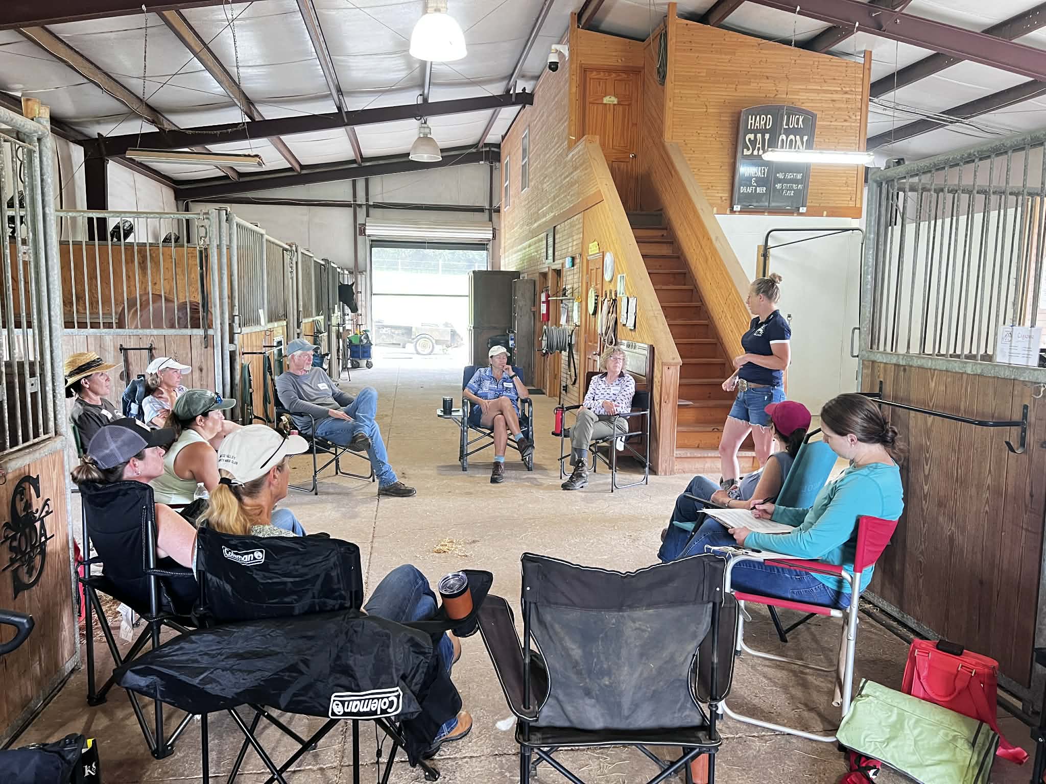 Liberty practice at Free Rein Farm with Tennessee Valley views