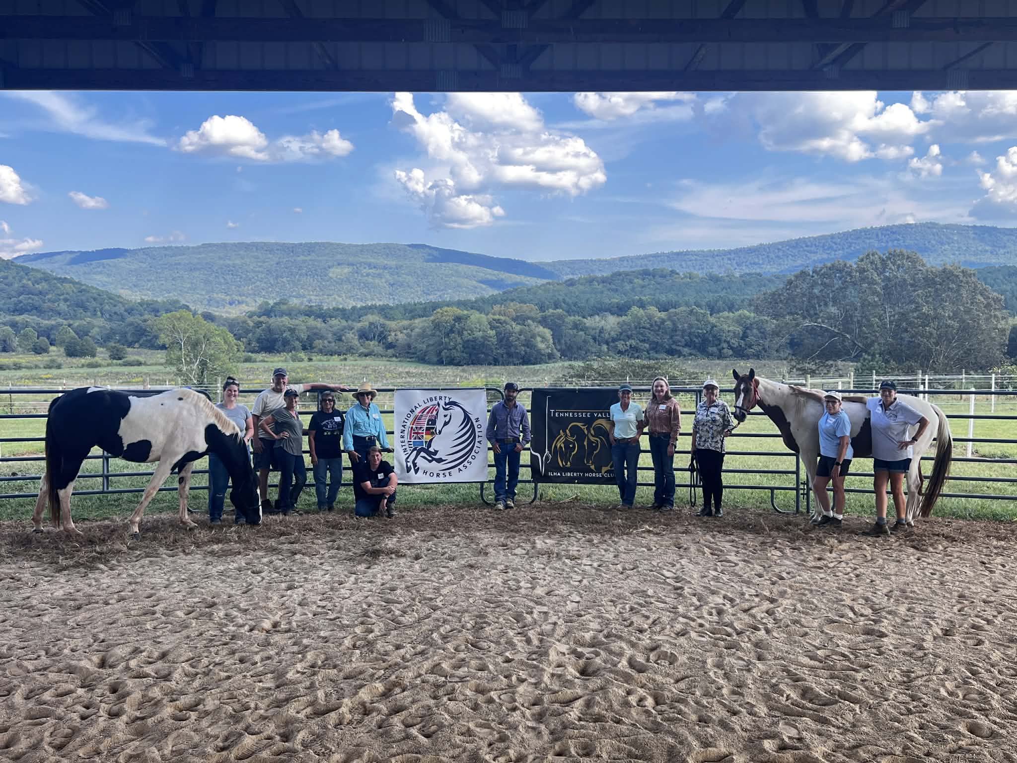 Liberty demo with spectators